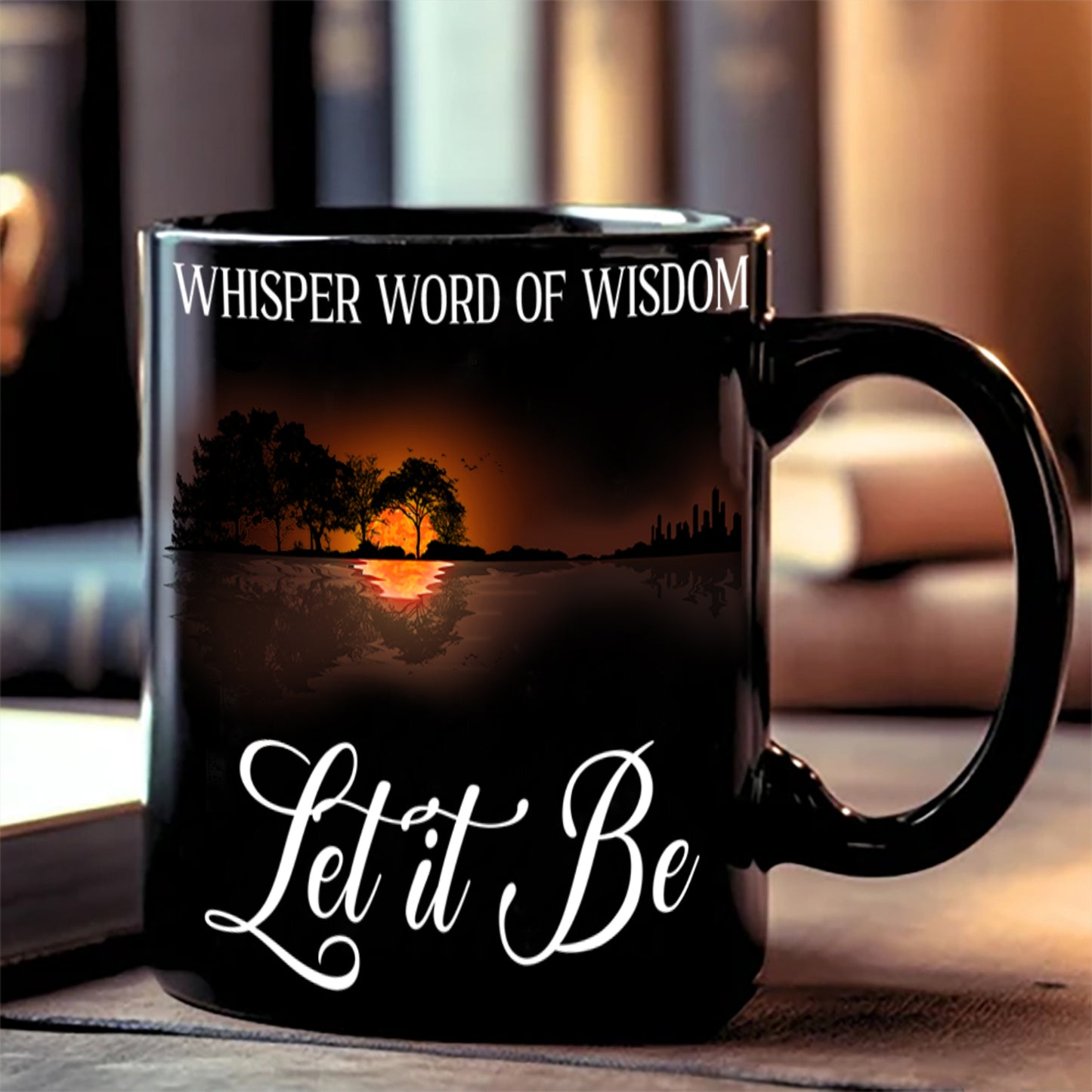 Hippie Whisper Word Of Wisdom Let It Be Mug