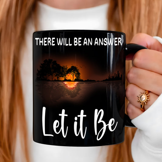 Hippie There Will Be An Answer Let It Be Mug