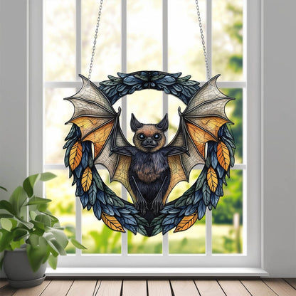 Bat Acrylic Window Hangings, Bat Inspired Art, Garden Decor, Bat window hangings, Modern decor for living room, Gothic home decor