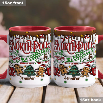 Northpole Hot Chocolate - Personalized Christmas Accent Mug