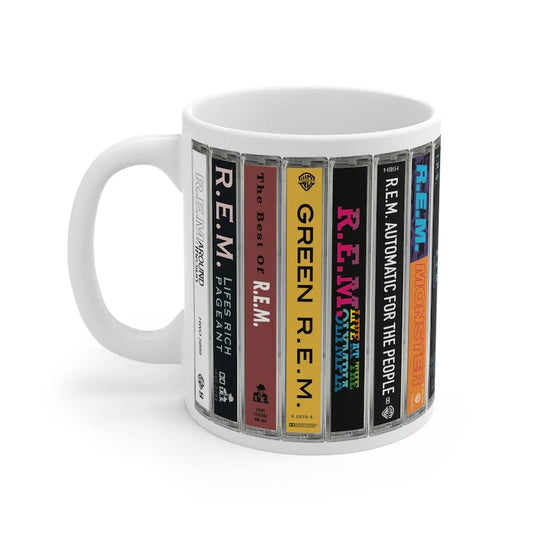 R.E.M. 80s Music Cassette Albums Mug